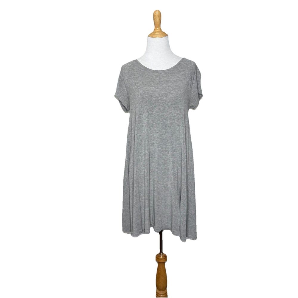 Old Navy Gray Grey Scoop Neck Pullover Casual Dress Size Small Womens
